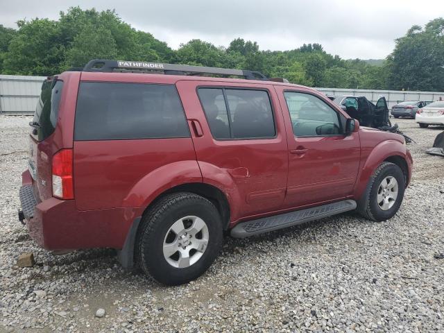 5N1AR18W27C625304 - 2007 NISSAN PATHFINDER LE 勃艮第红 照片 3