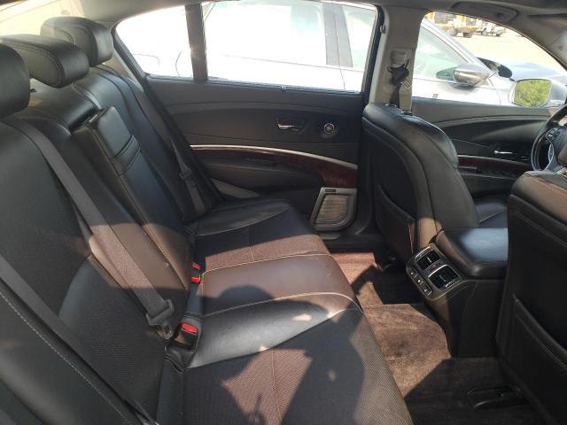 JH4KC2F91GC000274 - 2016 ACURA RLX SPORT HYBRID ADVANCE SILVER photo 10