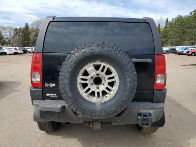 5GTDN136368129507 - 2006 HUMMER H3 BLACK photo 6