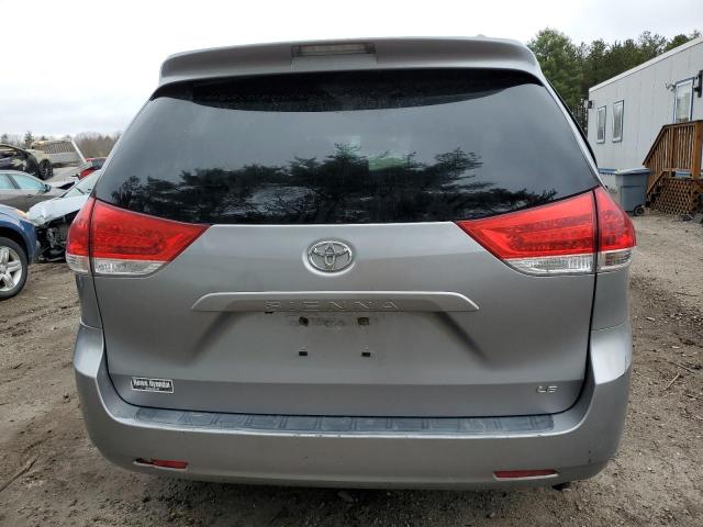 5TDKK3DC3BS030683 - 2011 TOYOTA SIENNA LE SILVER photo 6