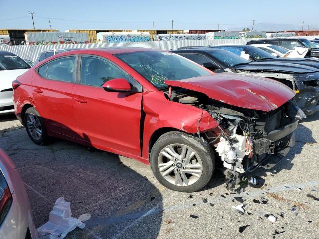 KMHD84LF3LU910252 - 2020 HYUNDAI ELANTRA SEL RED photo 4