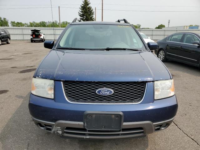 1FMDK05185GA48322 - 2005 FORD FREESTYLE SEL BLUE photo 5