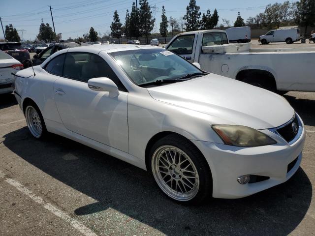 JTHFE2C29A2500229 - 2010 LEXUS IS 350 WHITE photo 4