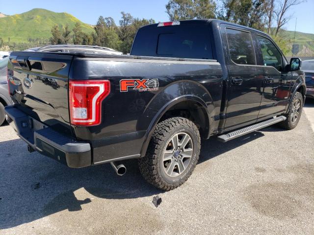 1FTEW1EP4GKD43926 - 2016 FORD F150 SUPERCREW BLACK photo 3