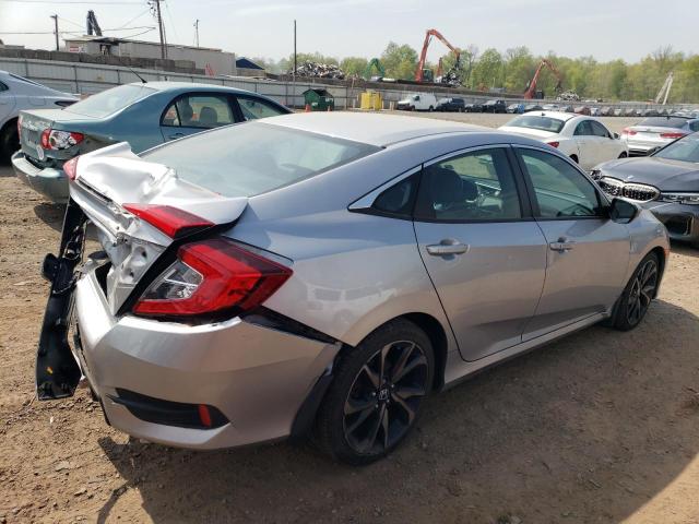 2HGFC2F84MH523857 - 2021 HONDA CIVIC SPORT SILVER photo 3