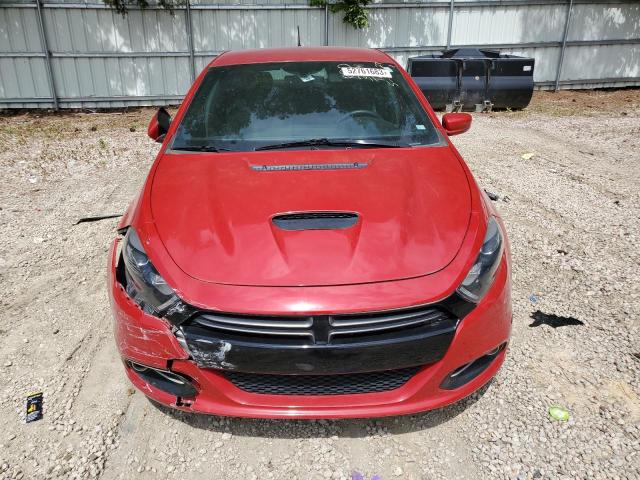 1C3CDFEB1GD644337 - 2016 DODGE DART GT RED photo 5