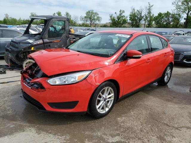 1FADP3K27GL252243 - 2016 FORD FOCUS SE RED photo 1