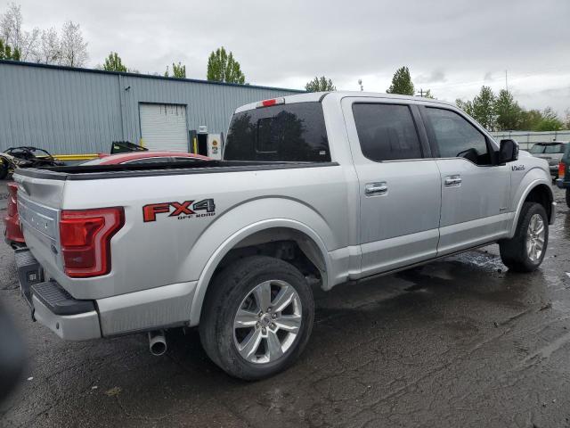 1FTEW1EG2GFB37044 - 2016 FORD F150 SUPERCREW SILVER photo 3