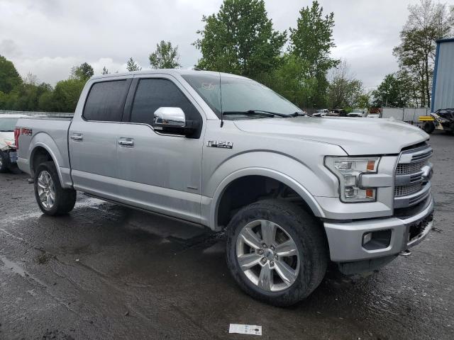 1FTEW1EG2GFB37044 - 2016 FORD F150 SUPERCREW SILVER photo 4