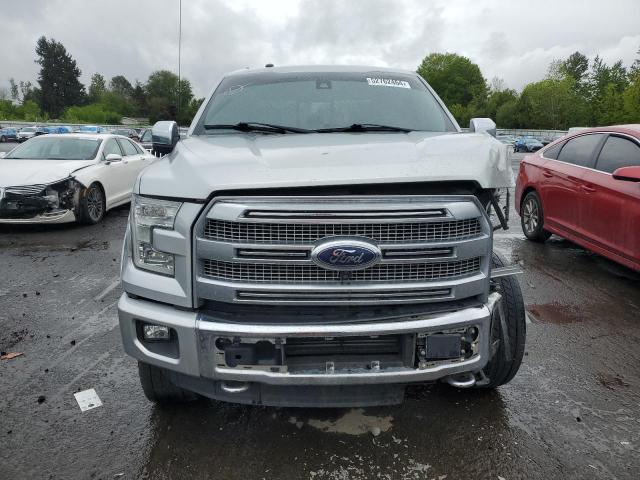 1FTEW1EG2GFB37044 - 2016 FORD F150 SUPERCREW SILVER photo 5