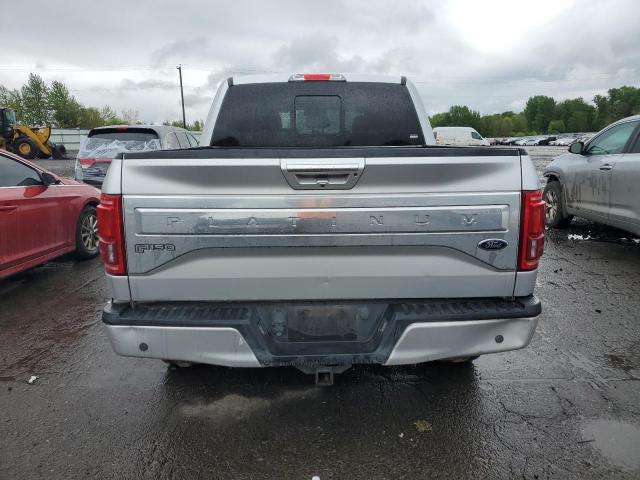 1FTEW1EG2GFB37044 - 2016 FORD F150 SUPERCREW SILVER photo 6