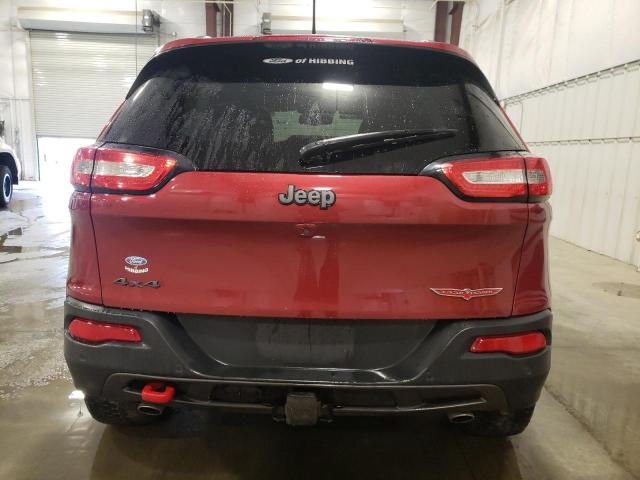 1C4PJMBS8FW661945 - 2015 JEEP CHEROKEE TRAILHAWK 红色 照片 6