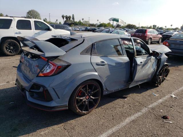 SHHFK8G79MU203657 - 2021 HONDA CIVIC TYPE-R TOURING GRAY photo 3