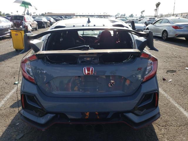 SHHFK8G79MU203657 - 2021 HONDA CIVIC TYPE-R TOURING GRAY photo 6