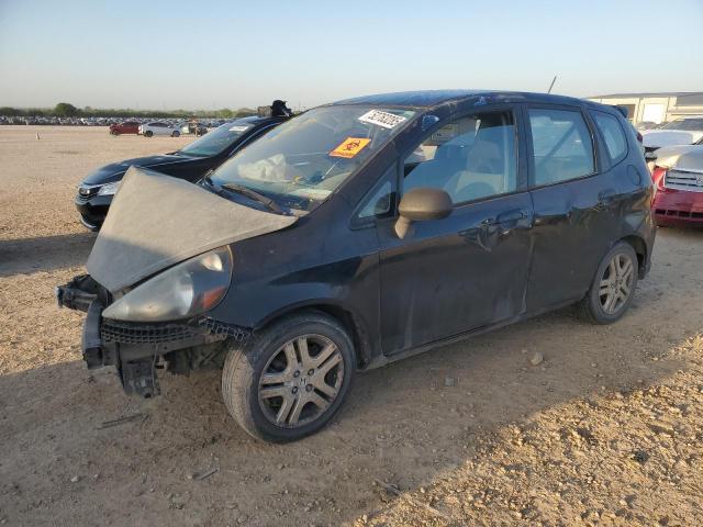 JHMGD38617S060752 - 2007 HONDA FIT S BLACK photo 1