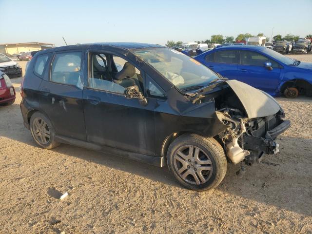 JHMGD38617S060752 - 2007 HONDA FIT S BLACK photo 4