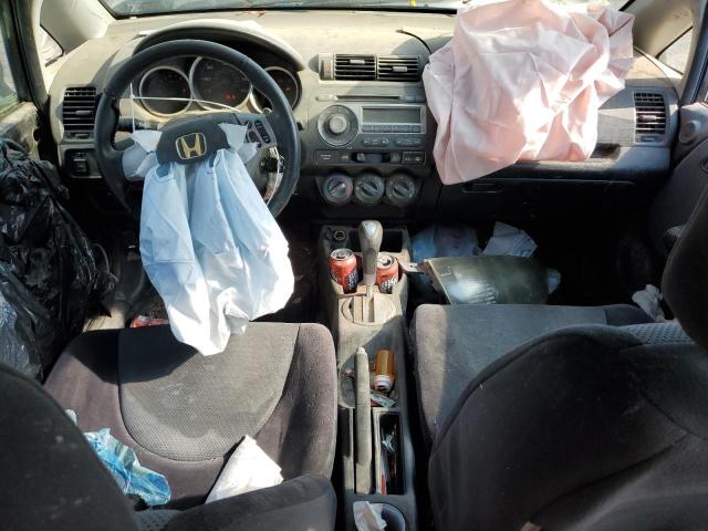 JHMGD38617S060752 - 2007 HONDA FIT S BLACK photo 8