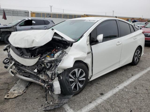 JTDKARFP9K3116345 - 2019 TOYOTA PRIUS PRIM WHITE photo 1