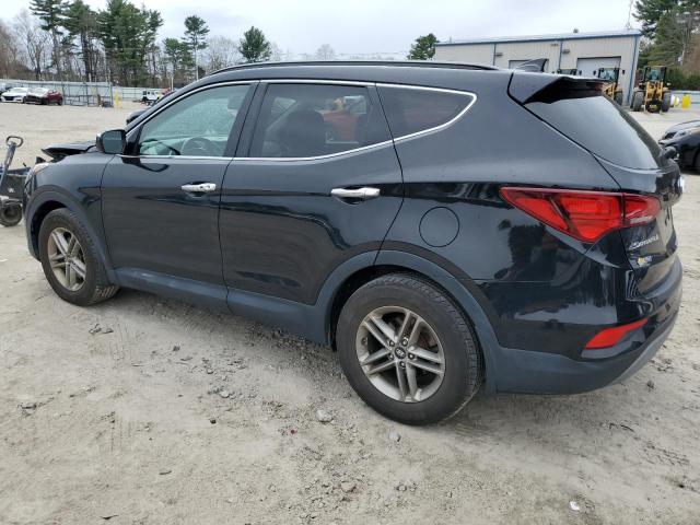 5NMZUDLB4JH105142 - 2018 HYUNDAI SANTA FE S BLACK photo 2