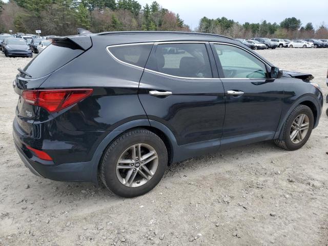 5NMZUDLB4JH105142 - 2018 HYUNDAI SANTA FE S BLACK photo 3