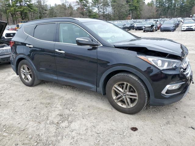 5NMZUDLB4JH105142 - 2018 HYUNDAI SANTA FE S BLACK photo 4
