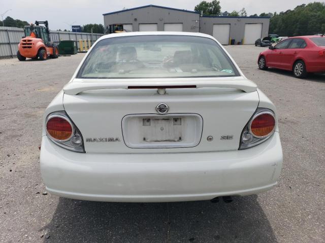 JN1DA31A32T319324 - 2002 NISSAN MAXIMA GLE WHITE photo 6