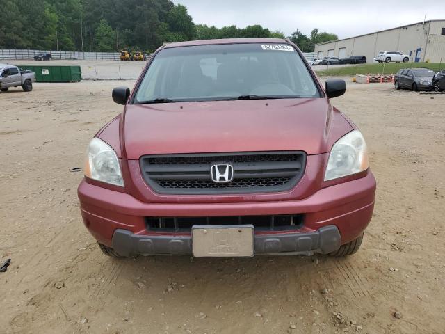 2HKYF18163H501194 - 2003 HONDA PILOT LX RED photo 5