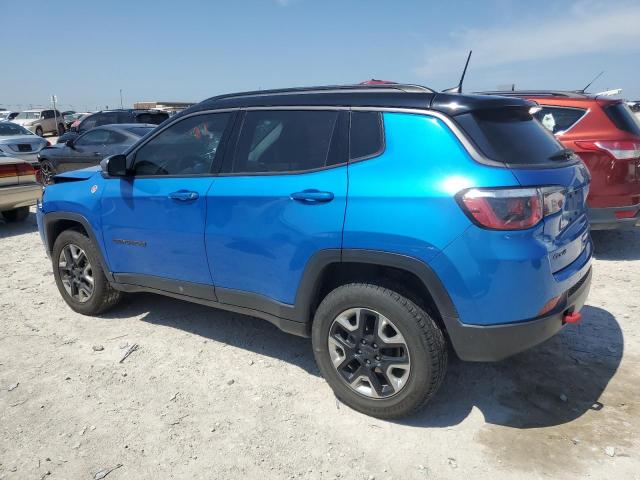 3C4NJDDB5JT130754 - 2018 JEEP COMPASS TRAILHAWK BLUE photo 2