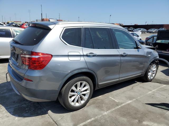 5UXWX9C5XE0D13549 - 2014 BMW X3 XDRIVE28I GRAY photo 3