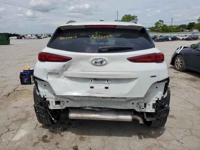 KM8K2CAA9KU192599 - 2019 HYUNDAI KONA SEL WHITE photo 6