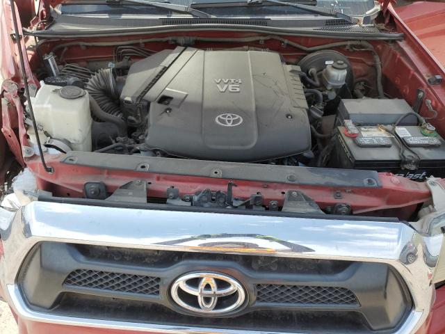 5TFJU4GNXCX019295 - 2012 TOYOTA TACOMA DOUBLE CAB PRERUNNER RED photo 11