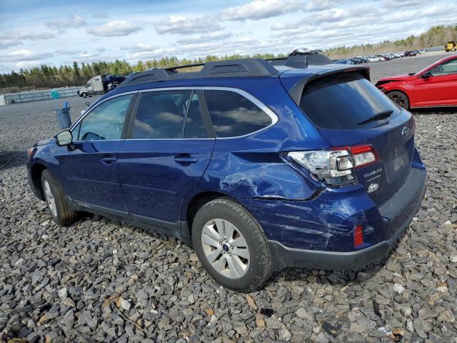 4S4BSAFC1H3301876 - 2017 SUBARU OUTBACK 2.5I PREMIUM BLUE photo 2