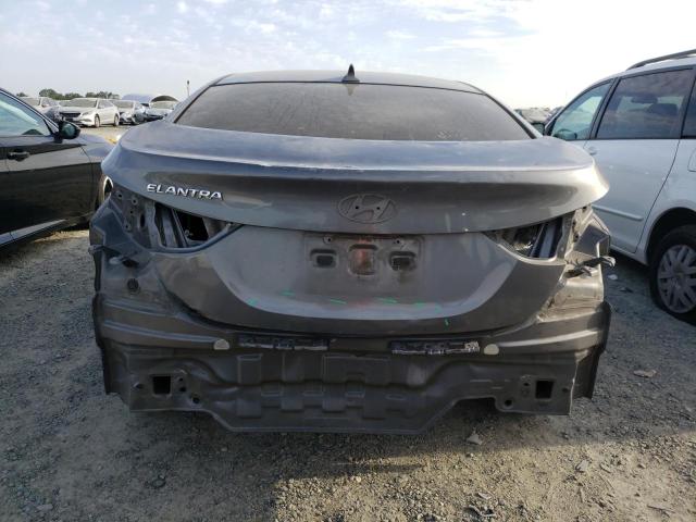 5NPDH4AE4DH299738 - 2013 HYUNDAI ELANTRA GLS GRAY photo 6