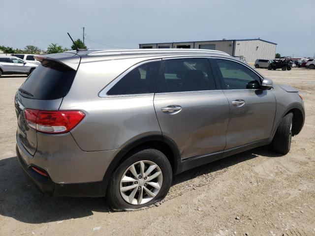 5XYPG4A31HG223535 - 2017 KIA SORENTO LX GRAY photo 3