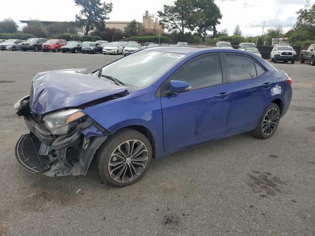 5YFBURHE2GP519911 - 2016 TOYOTA COROLLA L BLUE photo 1