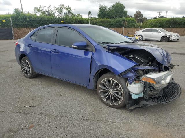 5YFBURHE2GP519911 - 2016 TOYOTA COROLLA L BLUE photo 4