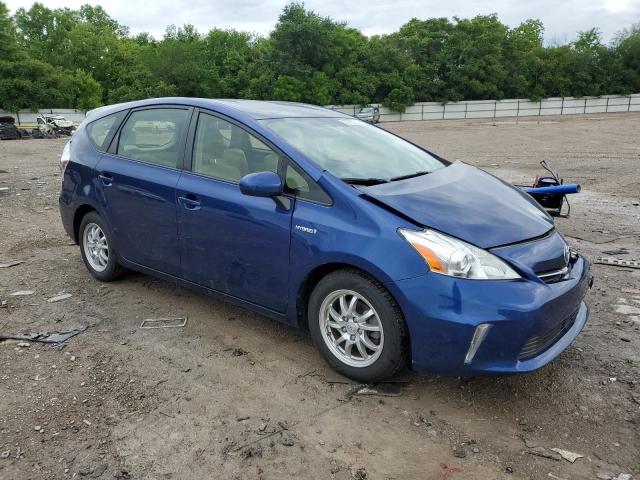 JTDZN3EU4E3362294 - 2014 TOYOTA PRIUS V BLUE photo 4