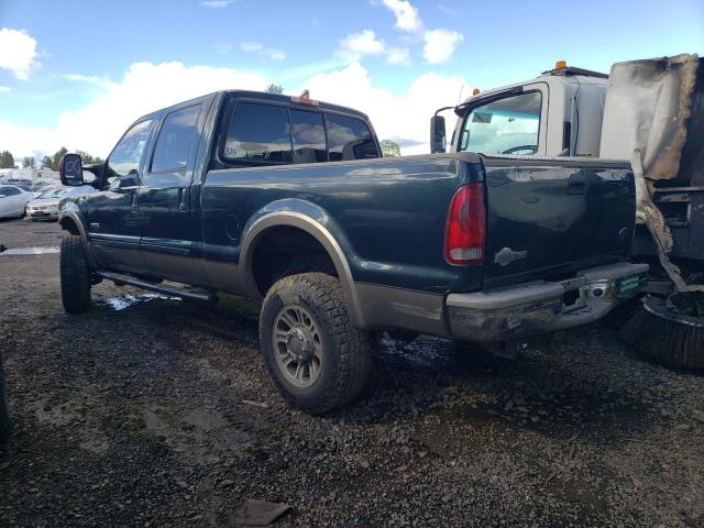 1FTWW31P65EB41610 - 2005 FORD F350 SRW SUPER DUTY GREEN photo 2