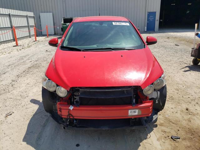 1G1JC6SHXE4224161 - 2014 CHEVROLET SONIC LT RED photo 5