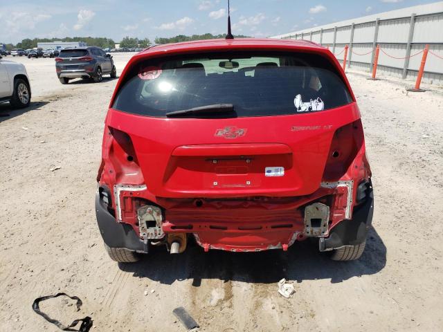 1G1JC6SHXE4224161 - 2014 CHEVROLET SONIC LT RED photo 6