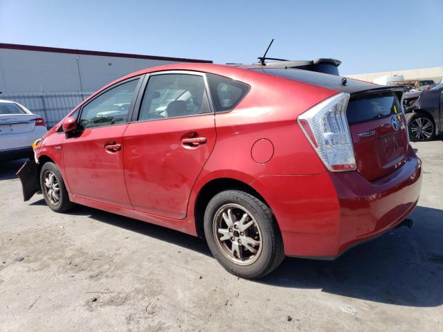 JTDKN3DU3A0228049 - 2010 TOYOTA PRIUS RED photo 2