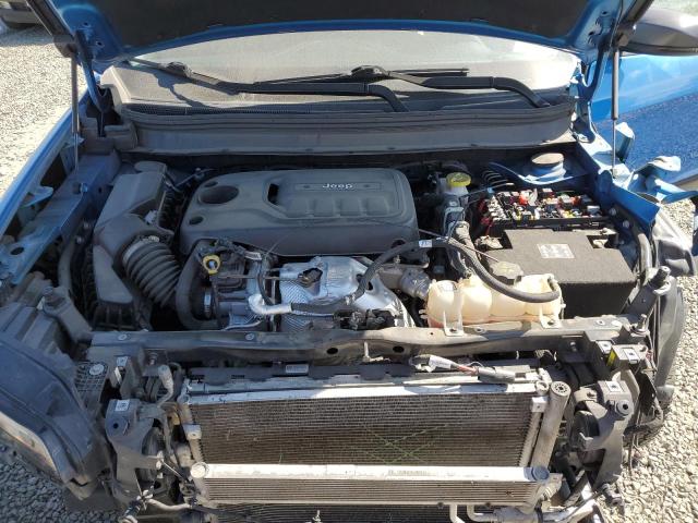 1C4PJMBN4KD132007 - 2019 JEEP CHEROKEE TRAILHAWK BLUE photo 11