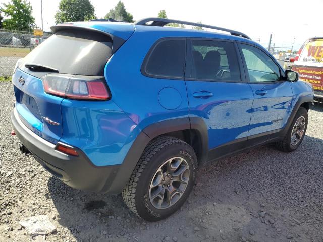 1C4PJMBN4KD132007 - 2019 JEEP CHEROKEE TRAILHAWK BLUE photo 3