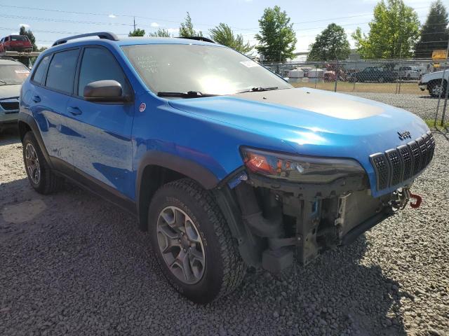 1C4PJMBN4KD132007 - 2019 JEEP CHEROKEE TRAILHAWK BLUE photo 4