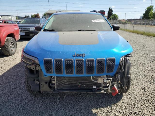1C4PJMBN4KD132007 - 2019 JEEP CHEROKEE TRAILHAWK BLUE photo 5