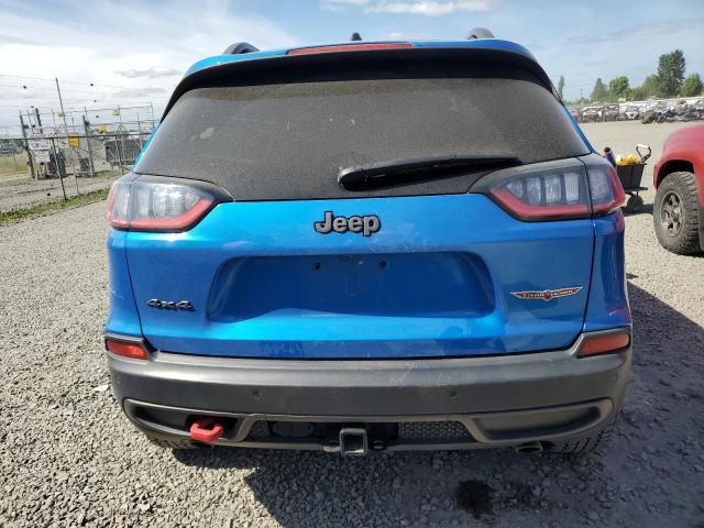 1C4PJMBN4KD132007 - 2019 JEEP CHEROKEE TRAILHAWK BLUE photo 6