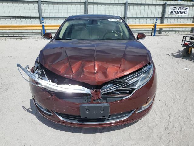 3LN6L2LU9FR606607 - 2015 LINCOLN MKZ HYBRID BROWN photo 5