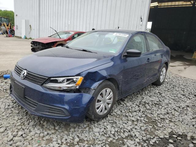 3VW2K7AJ8DM401394 - 2013 VOLKSWAGEN JETTA BASE BLUE photo 1