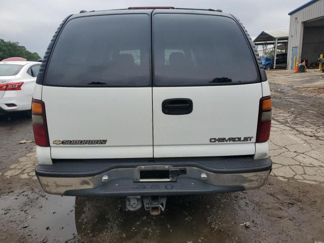 1GNEC16Z02J118451 - 2002 CHEVROLET SUBURBAN C1500 WHITE photo 6