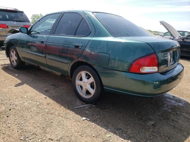 3N1BB51A3YL001054 - 2000 NISSAN SENTRA SE GREEN photo 2